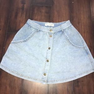 Blue Denim Skirt